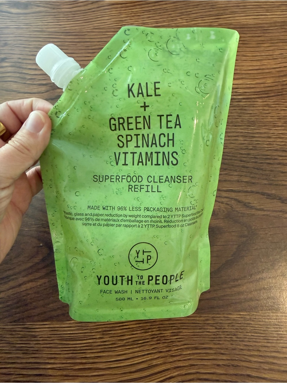 Kale + Green Tea Spinach Superfood Cleanser Refill